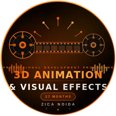 PDP In 3D Animation Visual Effectsn ZICA ZIMA Noida